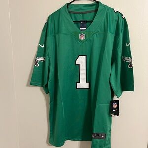 Nike On Field NFL Football Jalen Hurts Kelly Green Eagles Jersey Size XL NWT